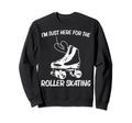 Roller Skating Disco Derby Skates Sweatshirt - Aesthetic Graphic Unisex - T-Shirt, Sweatshirt, Hoodie