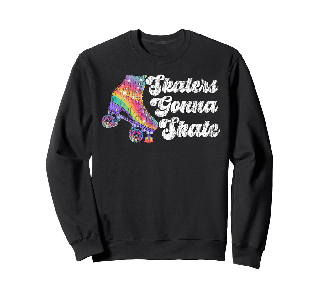 Roller Skating Skate 1970S Skaters Sweatshirt - Minimalist Print Men Women - T-Shirt, Sweatshirt, Hoodie