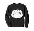 Distressed Pumpkin Halloween Grunge Sweatshirt - Unique Graphic for Adults - T-Shirt, Sweatshirt, Hoodie