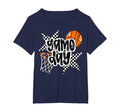 Basketball Player Game Day Checkered T-Shirt - Custom Art Print for Adults - T-Shirt, Sweatshirt, Hoodie