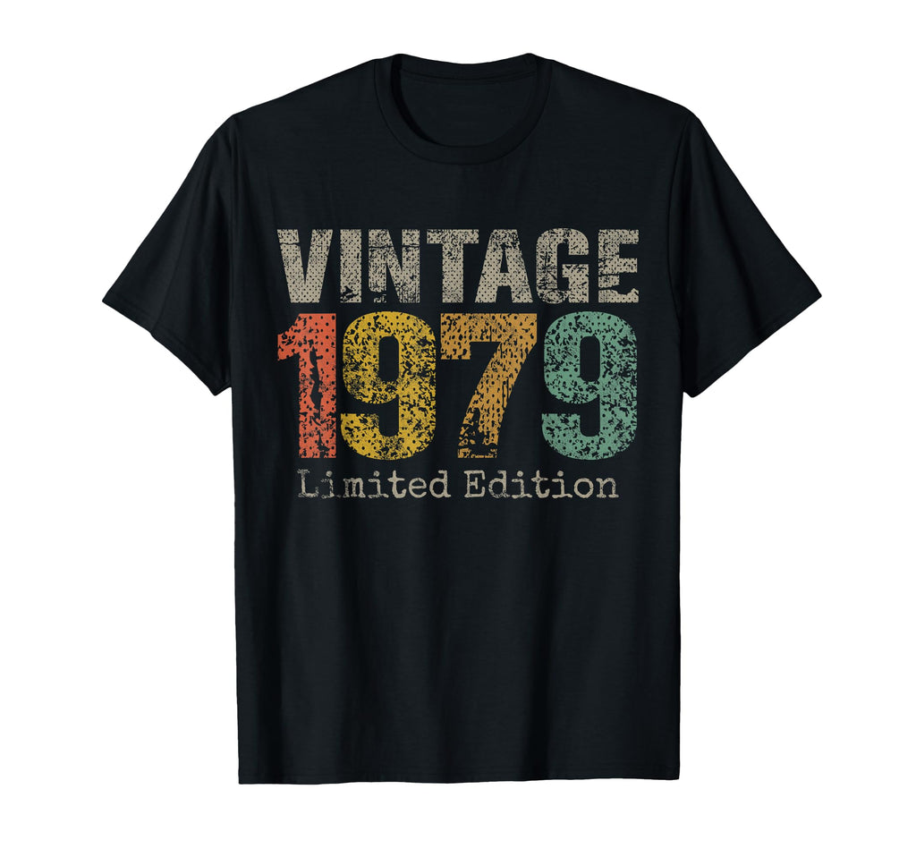 1979 Text 47Th Birthday Gift 47 T-Shirt - Fun Novelty Design Men Women - T-Shirt, Sweatshirt, Hoodie