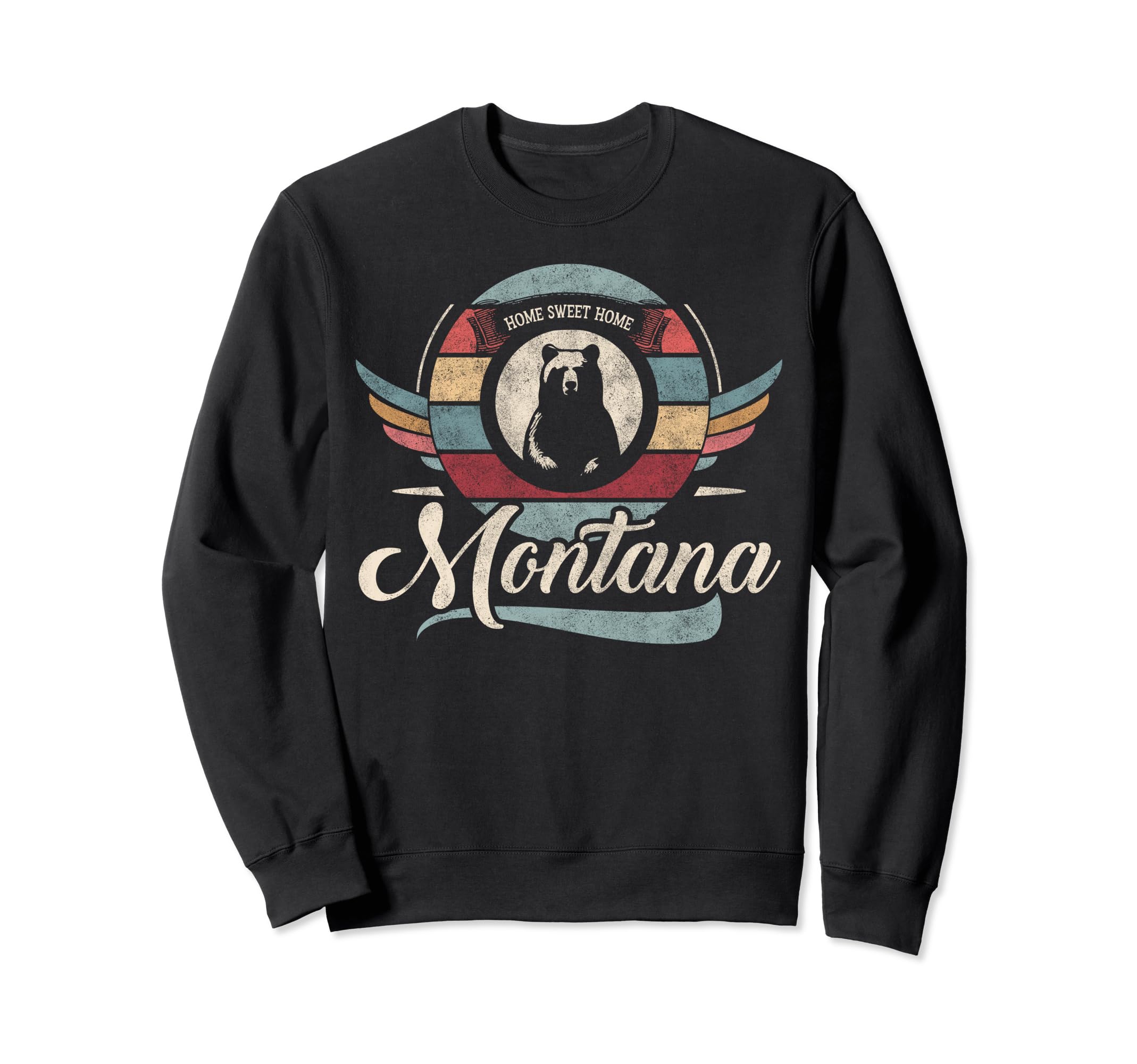 Montana State Animal Bear Lover Sweet Sweatshirt - Graphic Print Men Women - T-Shirt, Sweatshirt, Hoodie