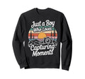 Photographer Camera Photography Sweatshirt - Aesthetic Graphic for Adults - T-Shirt, Sweatshirt, Hoodie