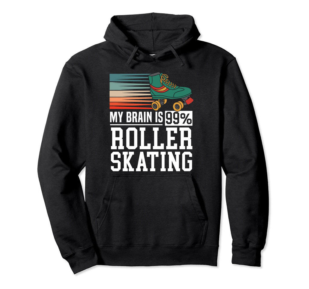 Roller Skating Roller Skater Hoodie - Unique Graphic for Adults - T-Shirt, Sweatshirt, Hoodie