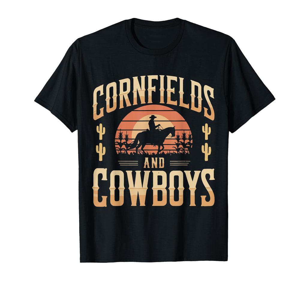 Iowa Cornfields And Cowboys T-Shirt - Aesthetic Graphic Men Women - T-Shirt, Sweatshirt, Hoodie