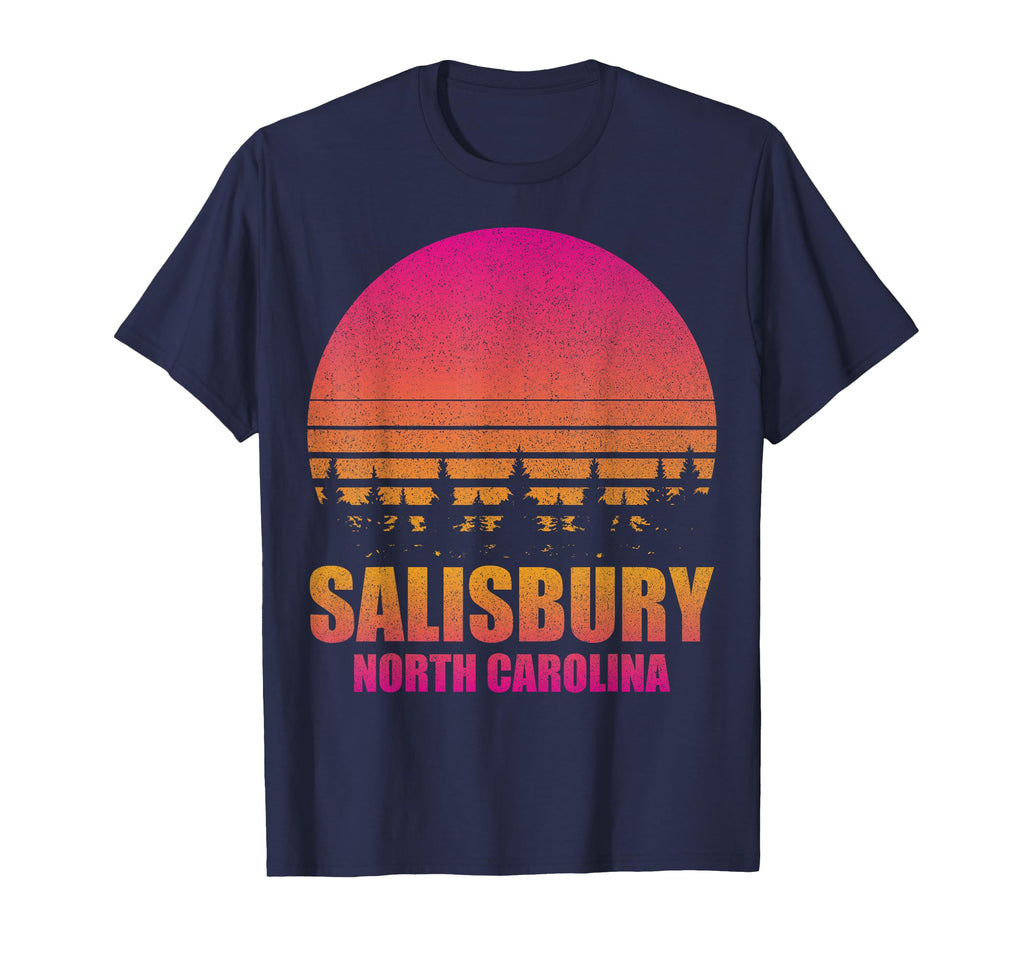 Salisbury North Carolina Nc 70S 80S T-Shirt - Unique Graphic Men Women - T-Shirt, Sweatshirt, Hoodie