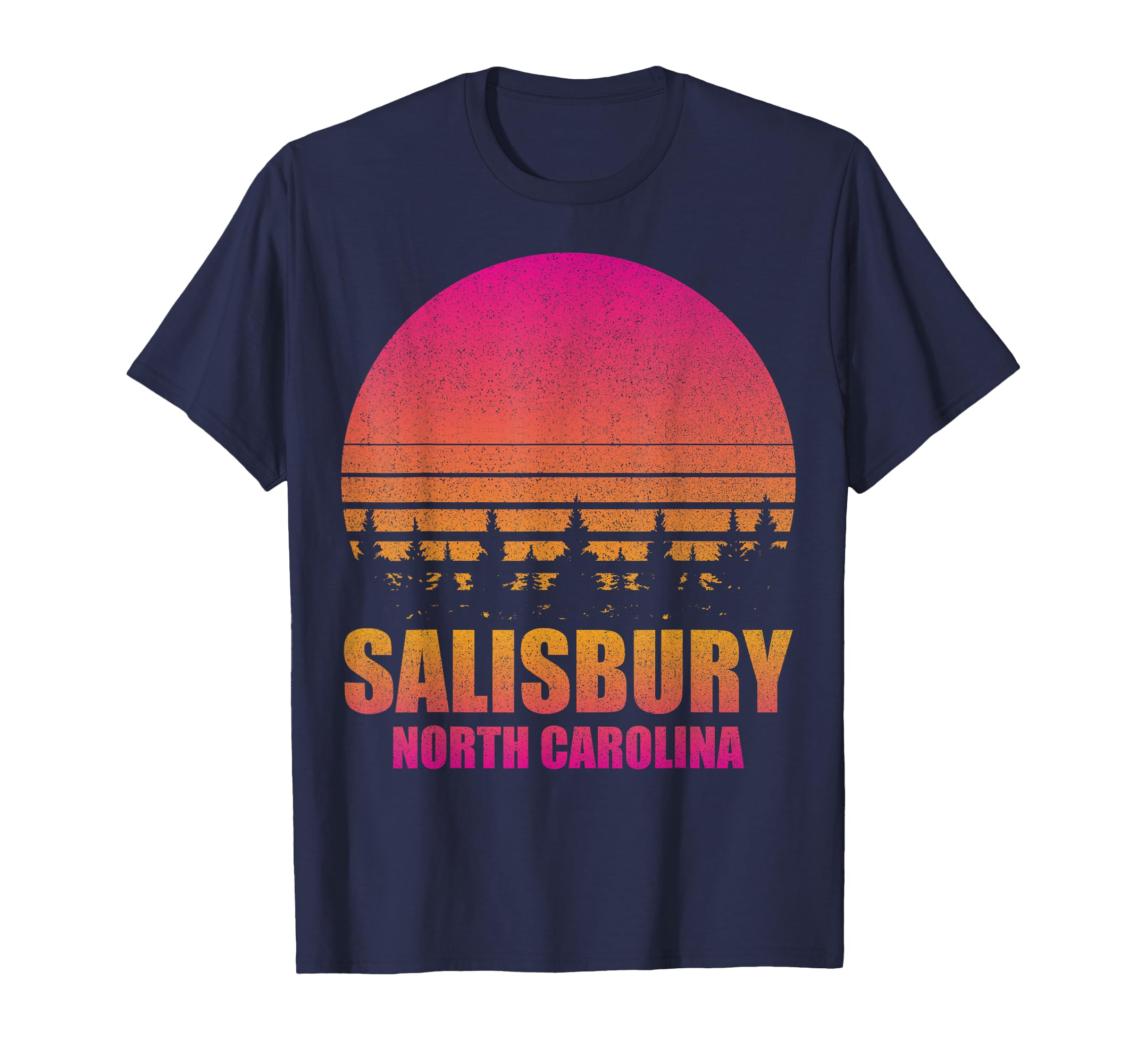 Salisbury North Carolina Nc 70S 80S T-Shirt - Unique Graphic Men Women - T-Shirt, Sweatshirt, Hoodie