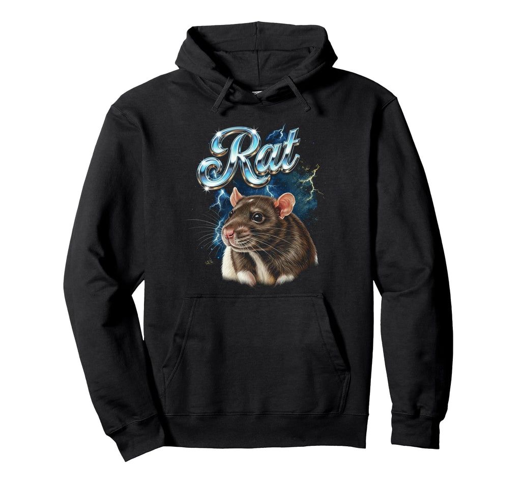 Rat 90S Funny Rat 80S Rodents Lover Hoodie - Trendy Graphic Unisex - T-Shirt, Sweatshirt, Hoodie
