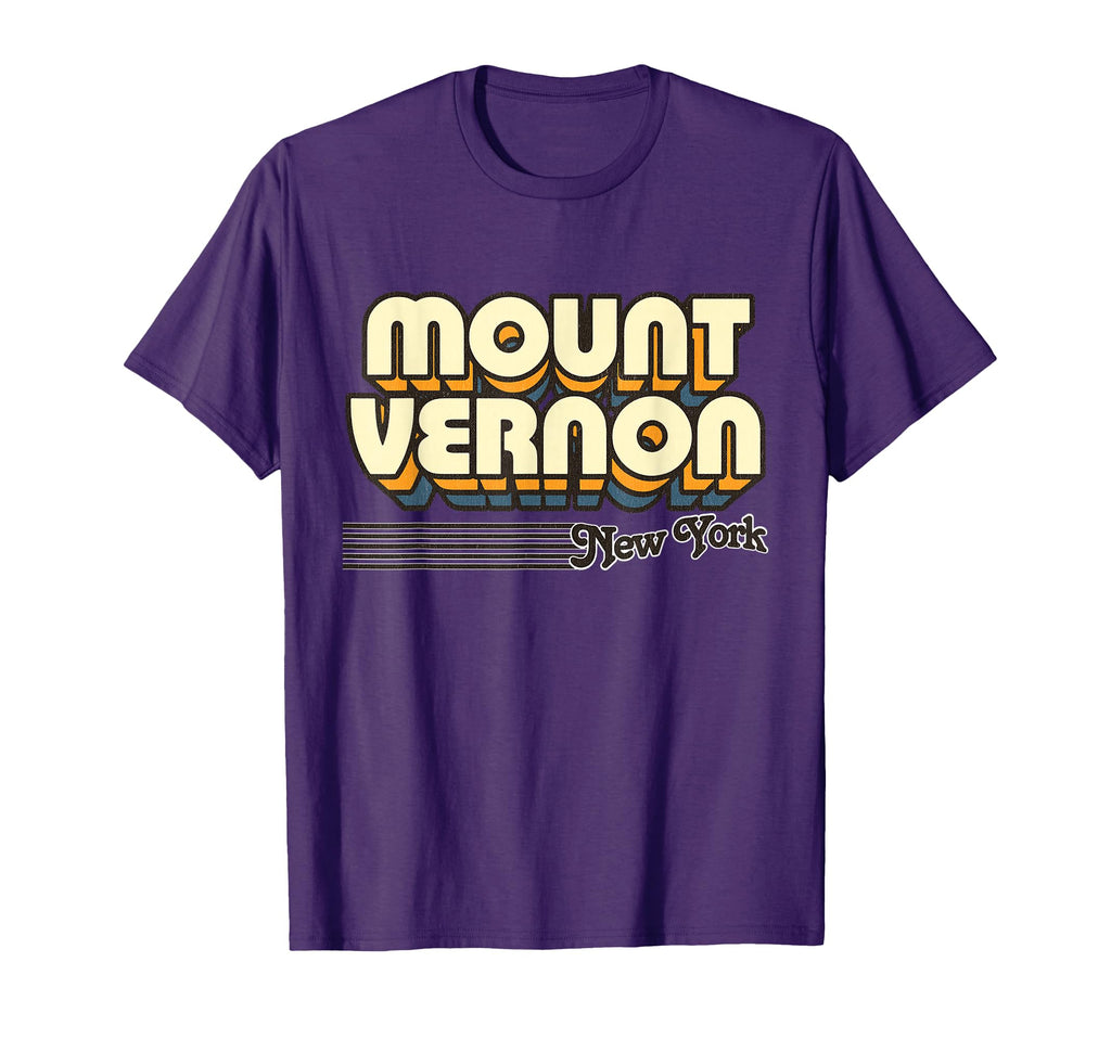 Mount Vernon New York Stripes T-Shirt - Custom Art Print Unisex - T-Shirt, Sweatshirt, Hoodie