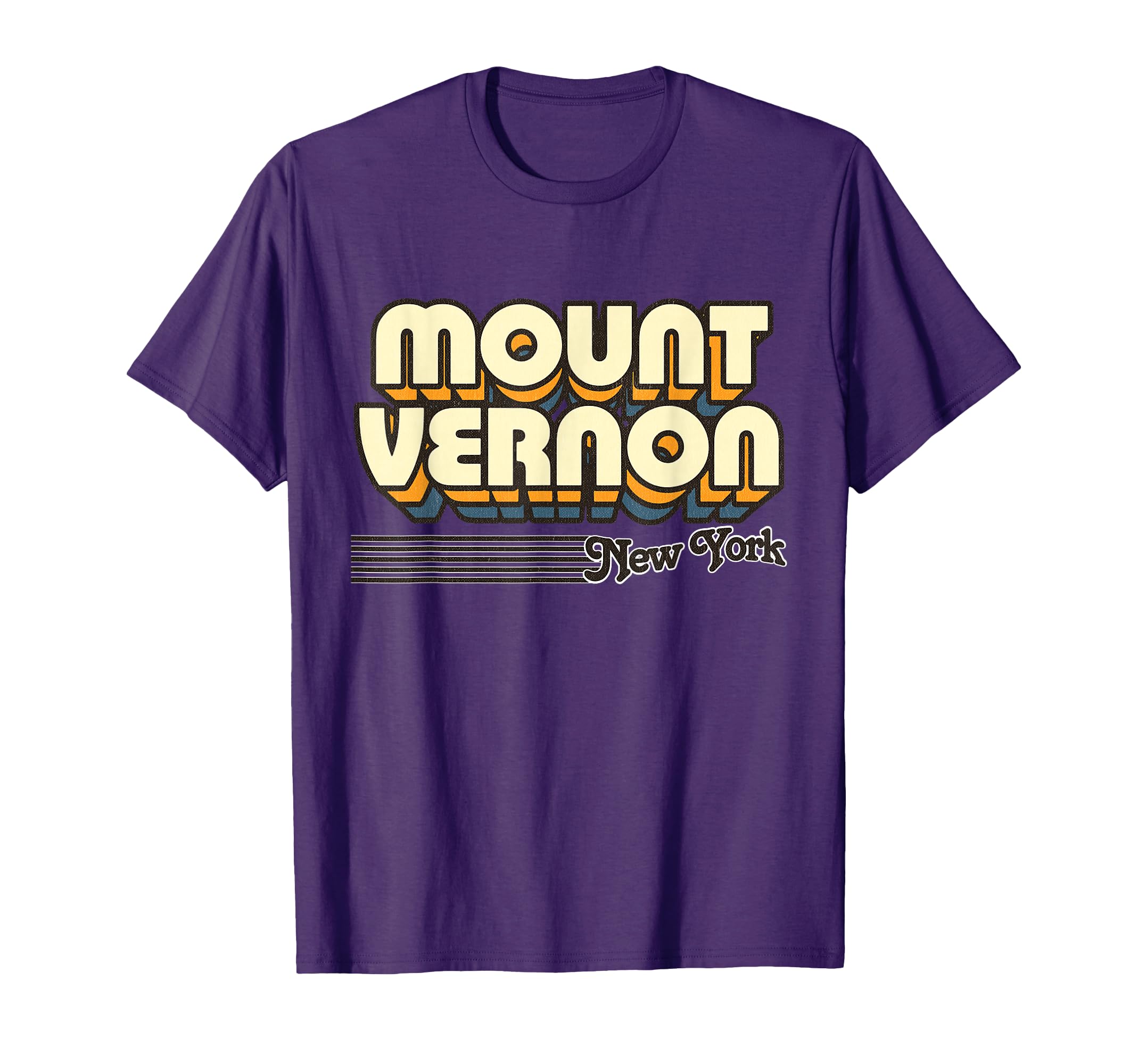 Mount Vernon New York Stripes T-Shirt - Custom Art Print Unisex - T-Shirt, Sweatshirt, Hoodie