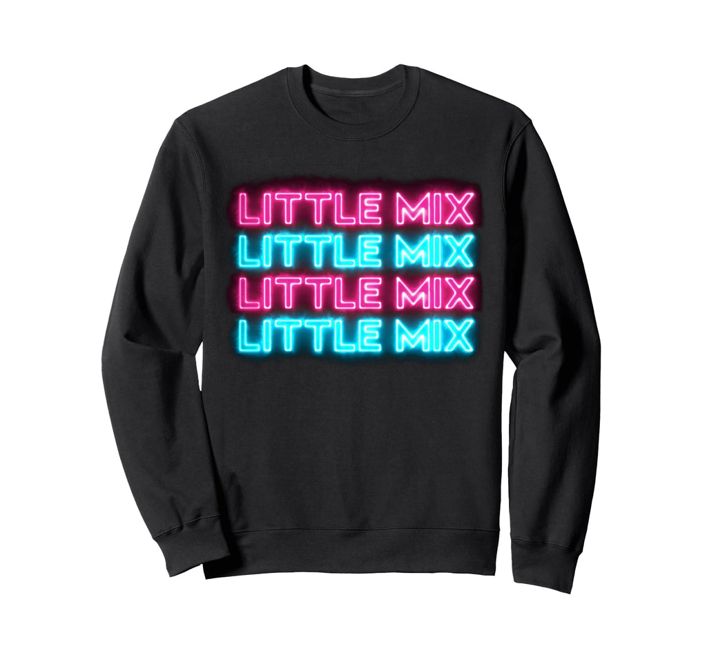 Little Mix Repeated Neon Logo Sweatshirt - Custom Art Print Unisex - T-Shirt, Sweatshirt, Hoodie