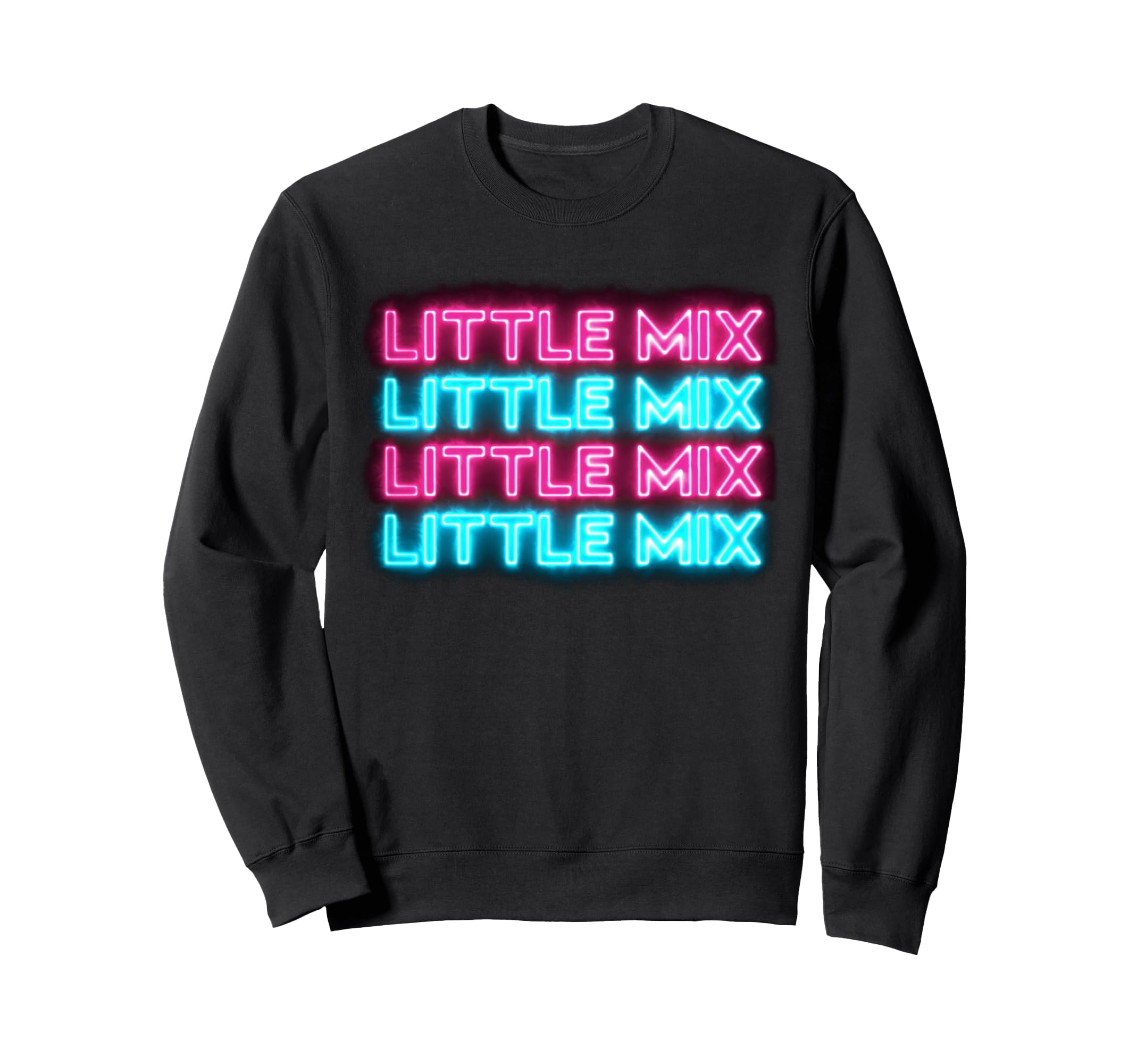 Little Mix Repeated Neon Logo Sweatshirt - Custom Art Print Unisex - T-Shirt, Sweatshirt, Hoodie