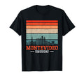 Montevideo Uruguay Sunset Skyline T-Shirt - Novelty Apparel for Adults - T-Shirt, Sweatshirt, Hoodie