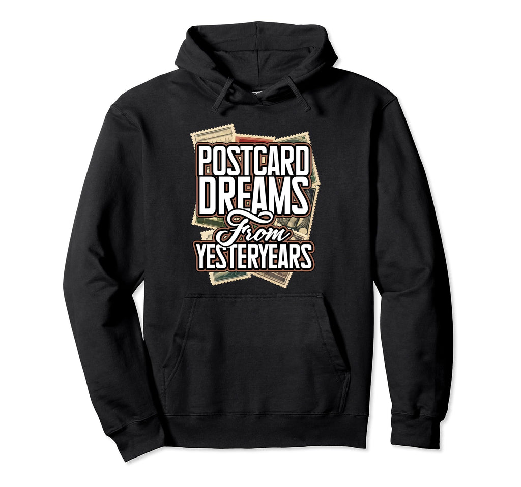 Postcard Collector Antique Postcards Hoodie - Aesthetic Graphic for Adults - T-Shirt, Sweatshirt, Hoodie