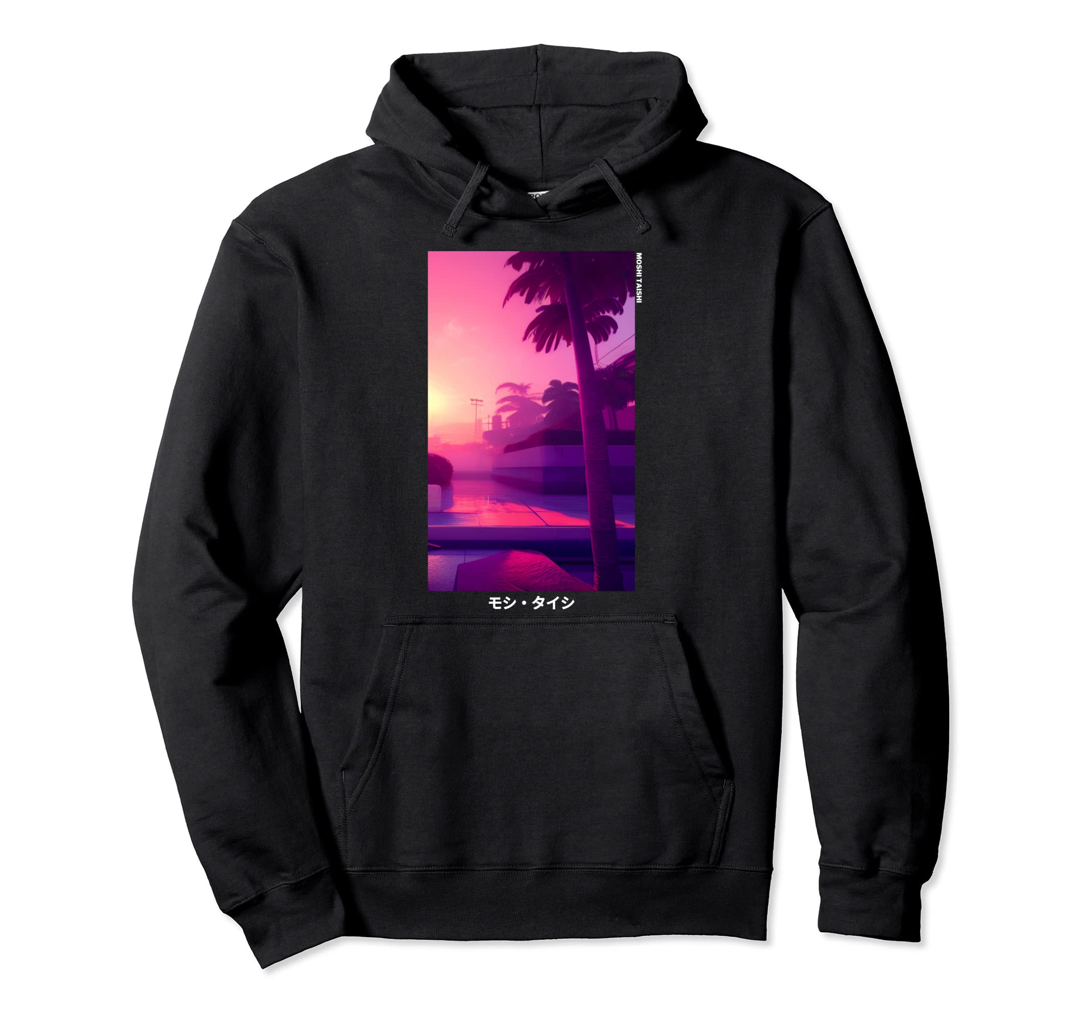 90S Japanese Vaporwave Art Otaku Hoodie - Graphic Print for Adults - T-Shirt, Sweatshirt, Hoodie