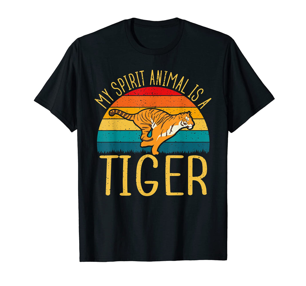 Tiger Is My Spirit Animal Animal T-Shirt - Streetwear Style for Adults - T-Shirt, Sweatshirt, Hoodie