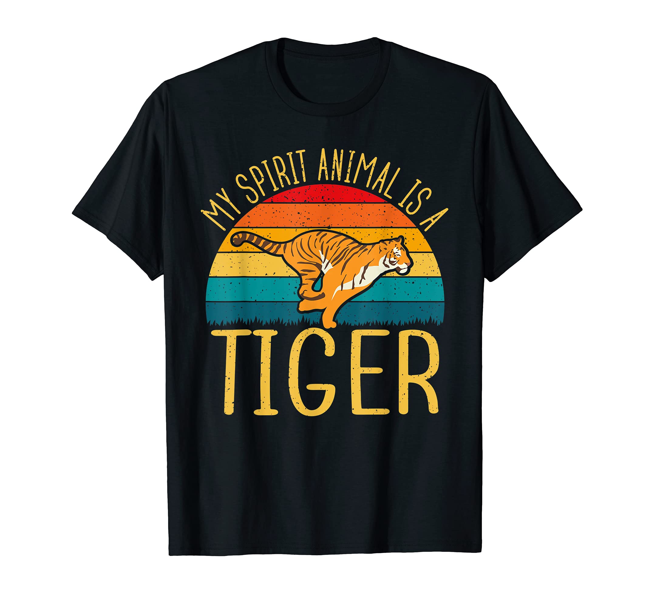 Tiger Is My Spirit Animal Animal T-Shirt - Streetwear Style for Adults - T-Shirt, Sweatshirt, Hoodie