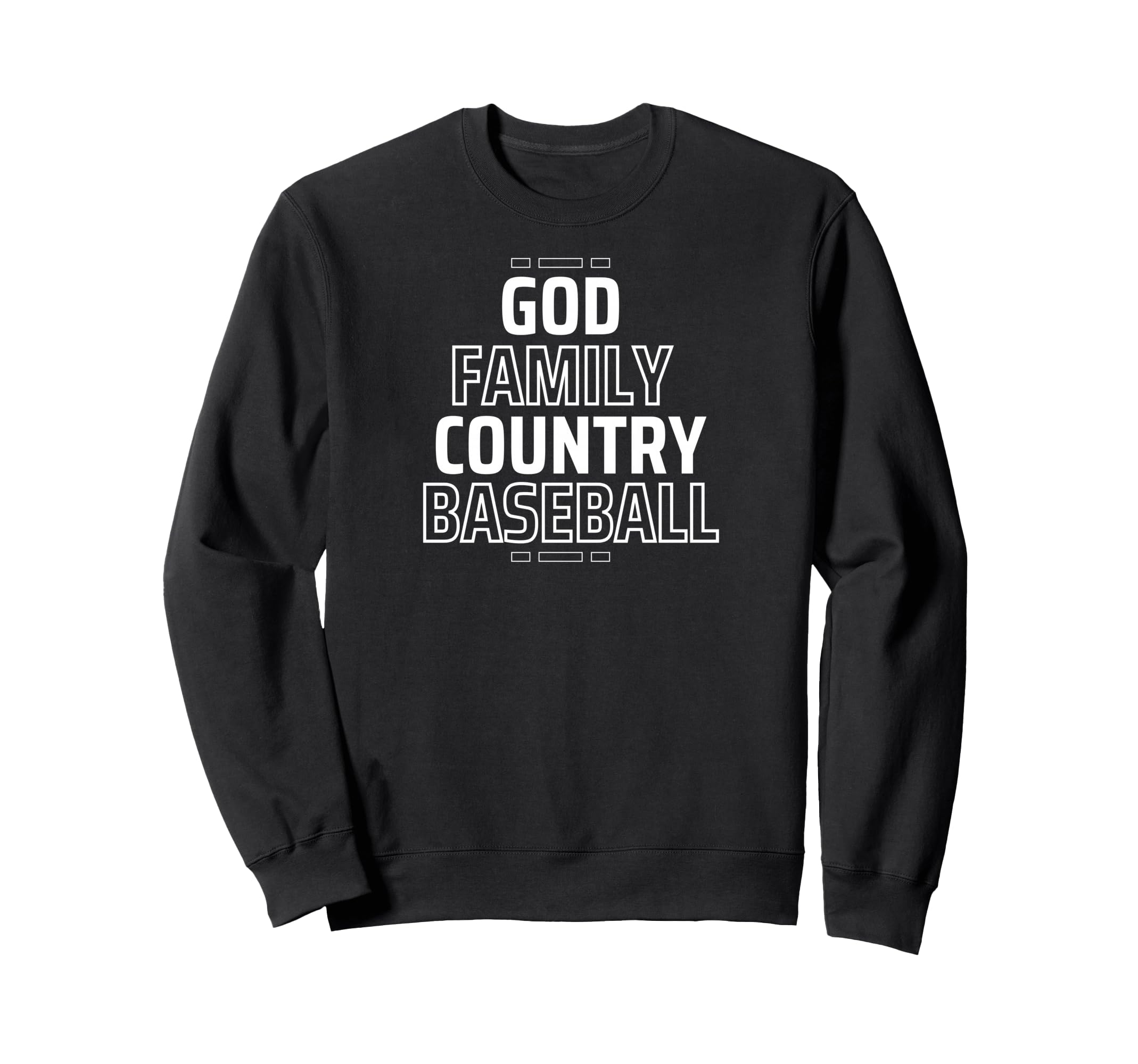 God Family Country Baseball Sweatshirt - Streetwear Style Men Women - T-Shirt, Sweatshirt, Hoodie