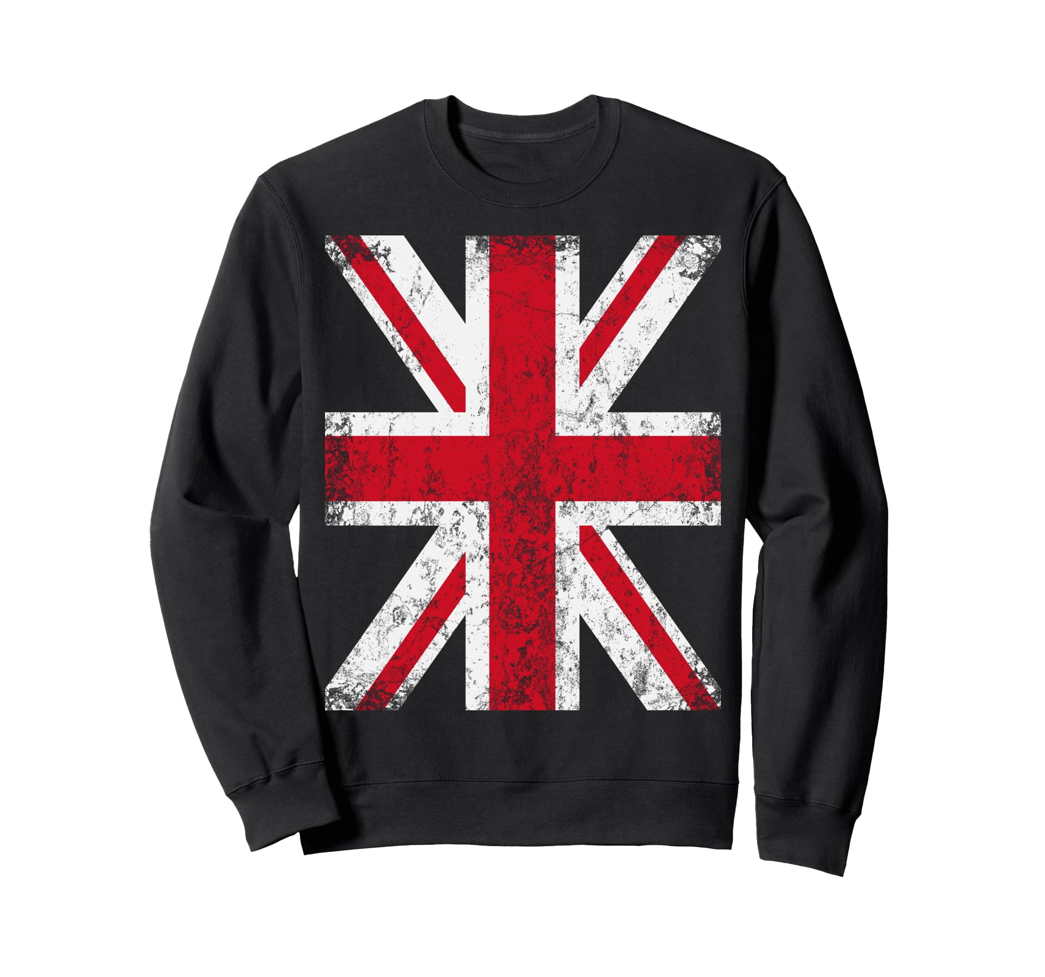 Union Jack United Kingdom British Sweatshirt - Custom Art Print Men Women - T-Shirt, Sweatshirt, Hoodie