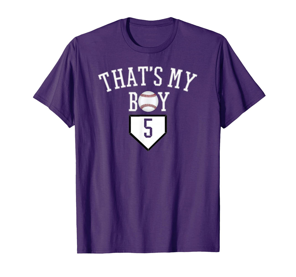 Thats My 5 Baseball Number 5 Jersey T-Shirt - Aesthetic Graphic for Adults - T-Shirt, Sweatshirt, Hoodie