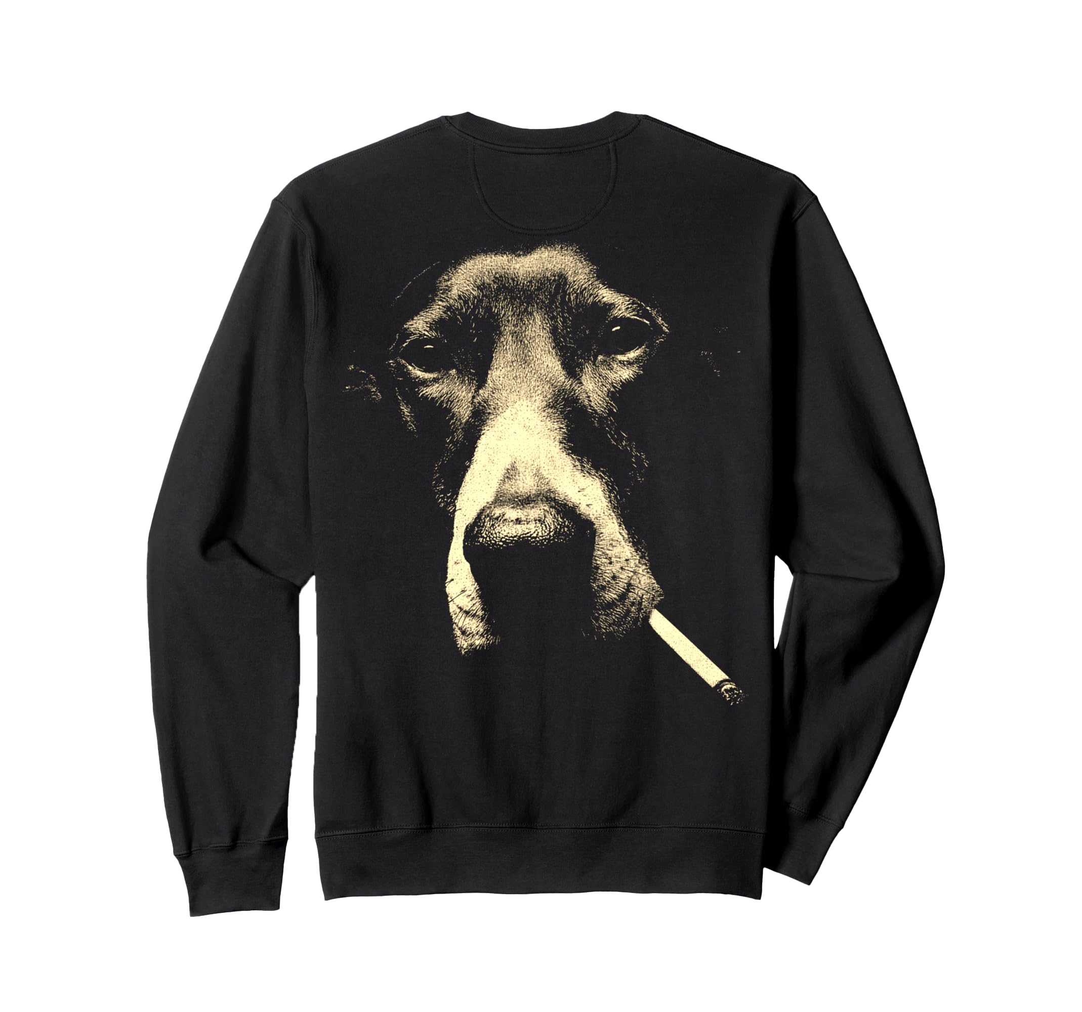 Great Dane Smoking Cigarette Sweatshirt - Aesthetic Graphic Men Women - T-Shirt, Sweatshirt, Hoodie