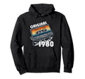 44Th Birthday July 1980 Cassette Gifts Hoodie - Custom Art Print for Adults - T-Shirt, Sweatshirt, Hoodie