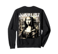 Mona Lisa Art Y2K Back Streetwear Sweatshirt - Fun Novelty Design Unisex - T-Shirt, Sweatshirt, Hoodie