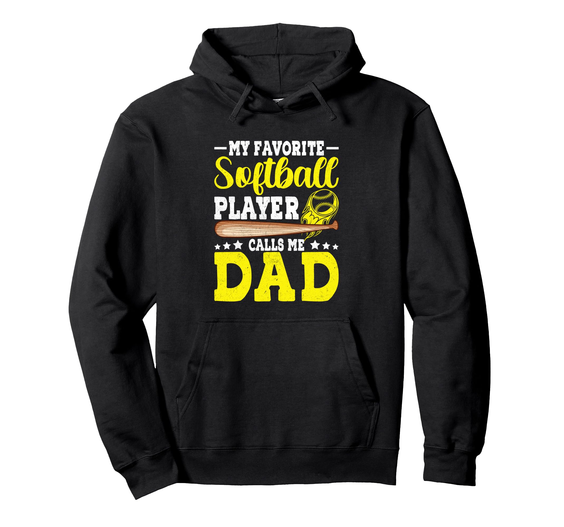 Funny Softball Dad Sports Team Player Hoodie - Streetwear Style Unisex - T-Shirt, Sweatshirt, Hoodie