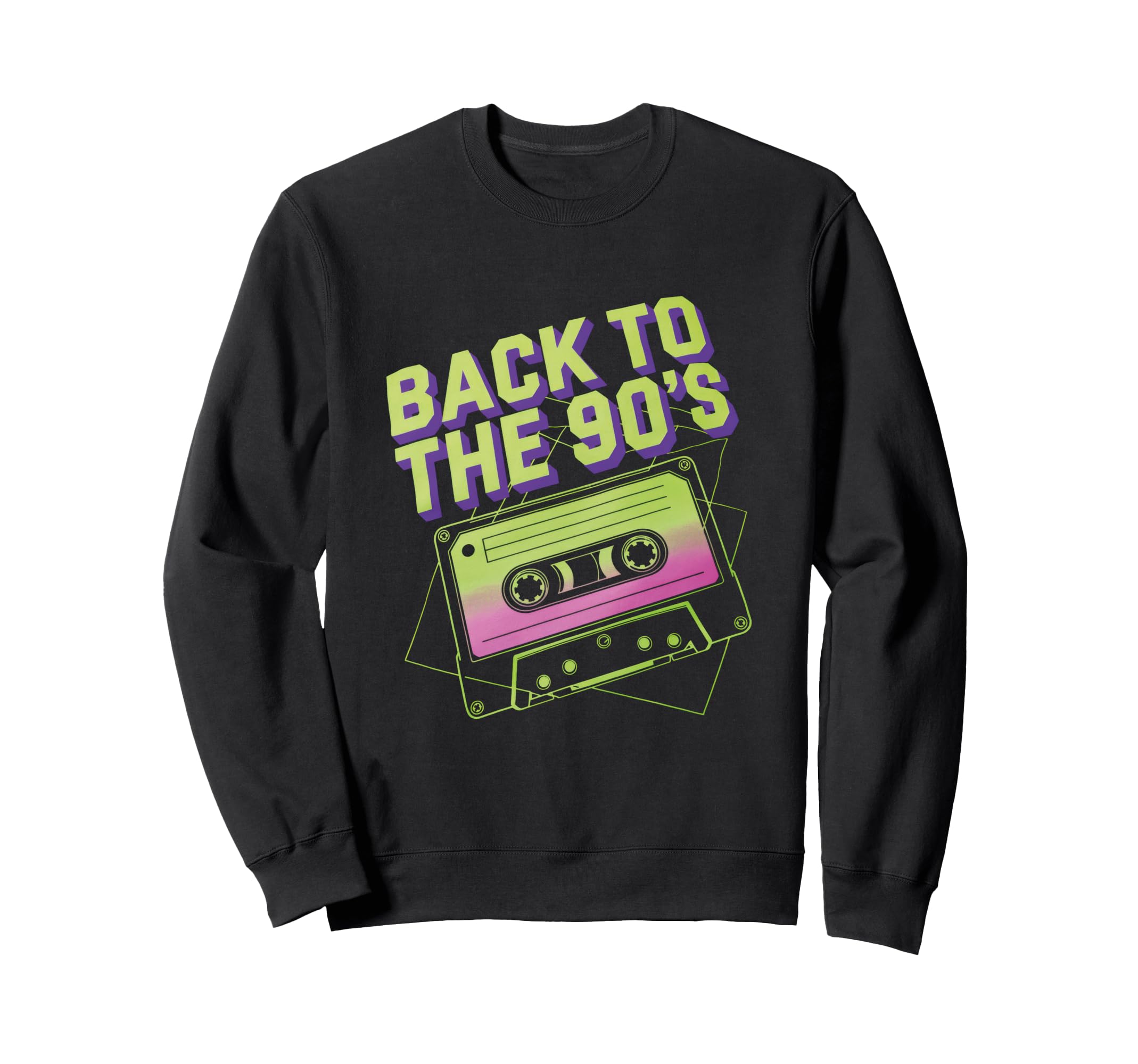 Back To 90S 90S Nostalgia Music Sweatshirt - Custom Art Print Men Women - T-Shirt, Sweatshirt, Hoodie