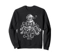 Octopus Camera Photographer Art Sweatshirt - Aesthetic Graphic Unisex - T-Shirt, Sweatshirt, Hoodie
