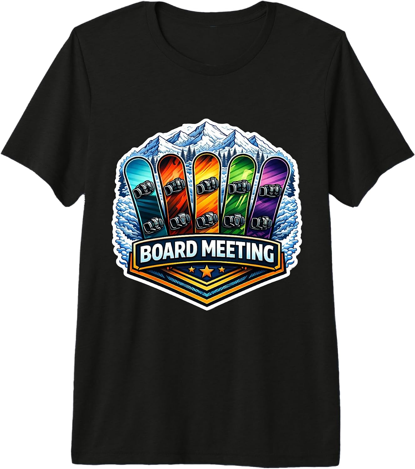 Funny Snow Board Meeting Snowboard Joke Pun Merch - Adult & Kids T-Shirts, Sweatshirts & Hoodies apparel design preview 1