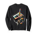 Pencil Rewind Cassette Tape Sweatshirt - Custom Art Print for Adults - T-Shirt, Sweatshirt, Hoodie