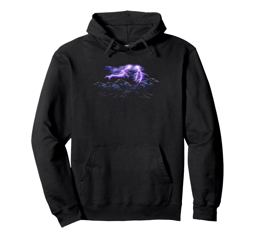 Crow 90S Funny Raven 80S Bird Lover Crow Hoodie - Graphic Print Unisex - T-Shirt, Sweatshirt, Hoodie