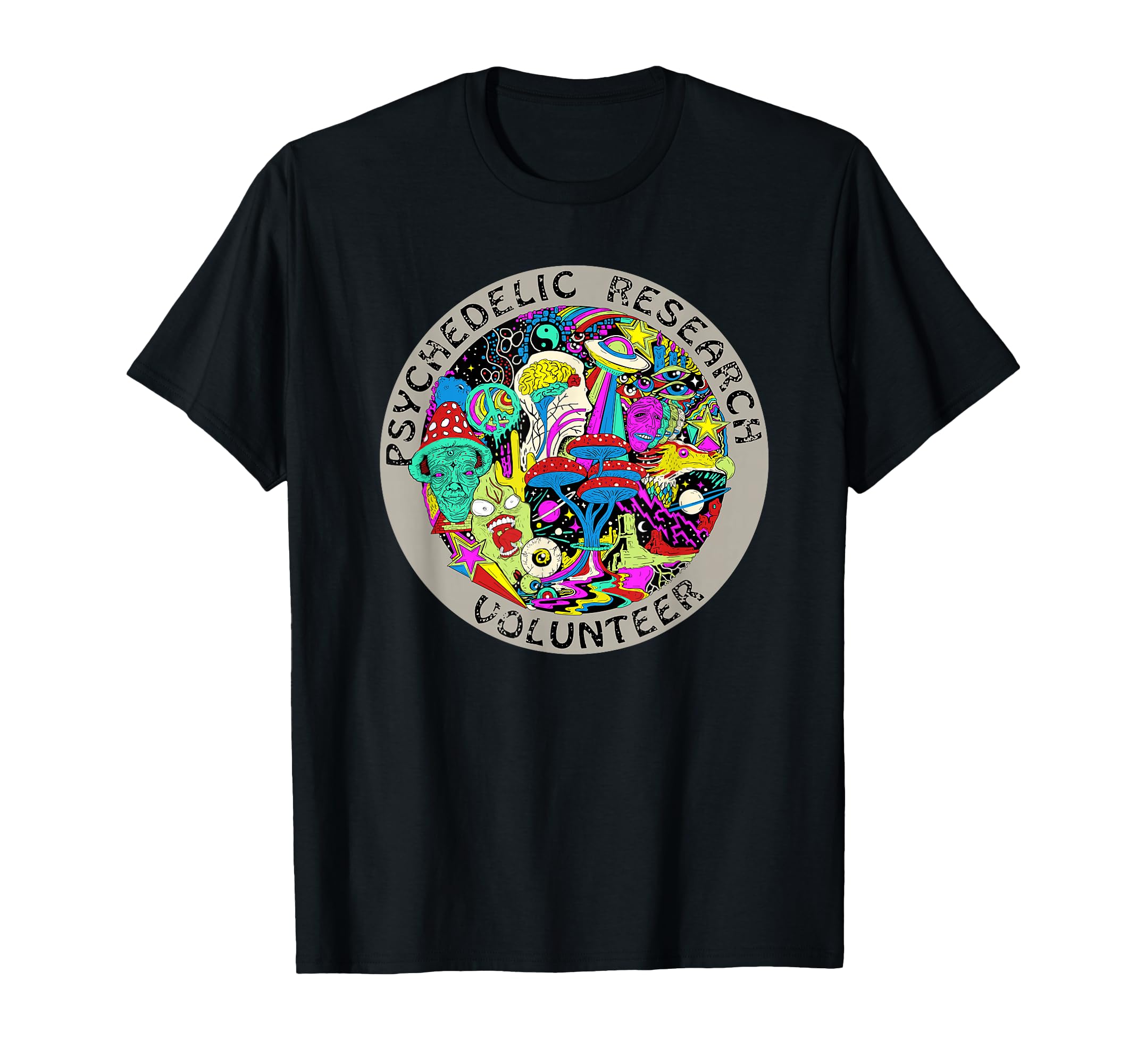 Psychedelic Mushroom Trip Gift T-Shirt - Trendy Graphic for Adults - T-Shirt, Sweatshirt, Hoodie