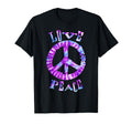 Peace Sign Love 60S 70S Tie Die T-Shirt - Aesthetic Graphic Men Women - T-Shirt, Sweatshirt, Hoodie