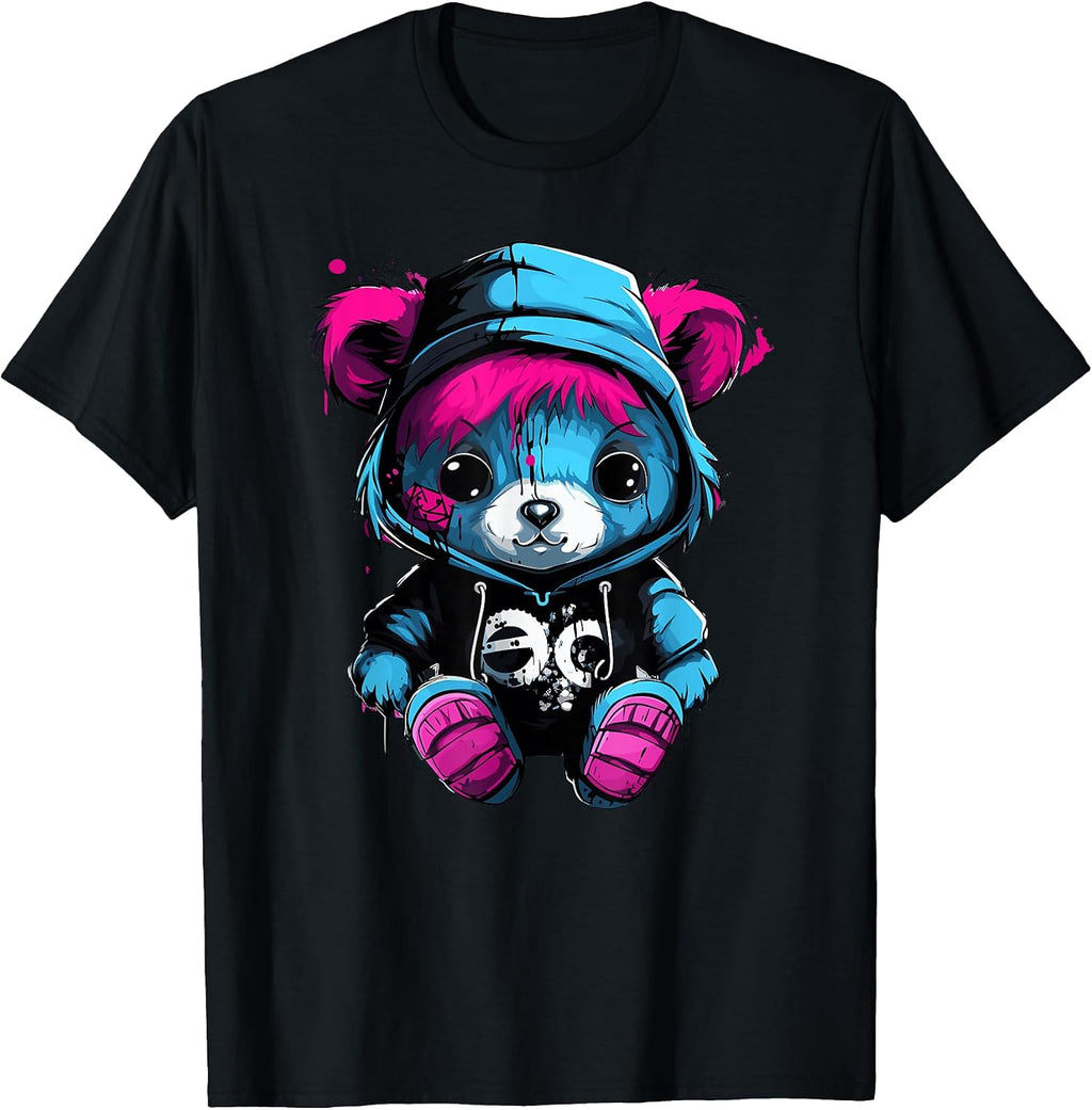 Cute Urban Style Teddy Bear - Adult & Kids T-Shirts, Sweatshirts & Hoodies apparel design preview 1