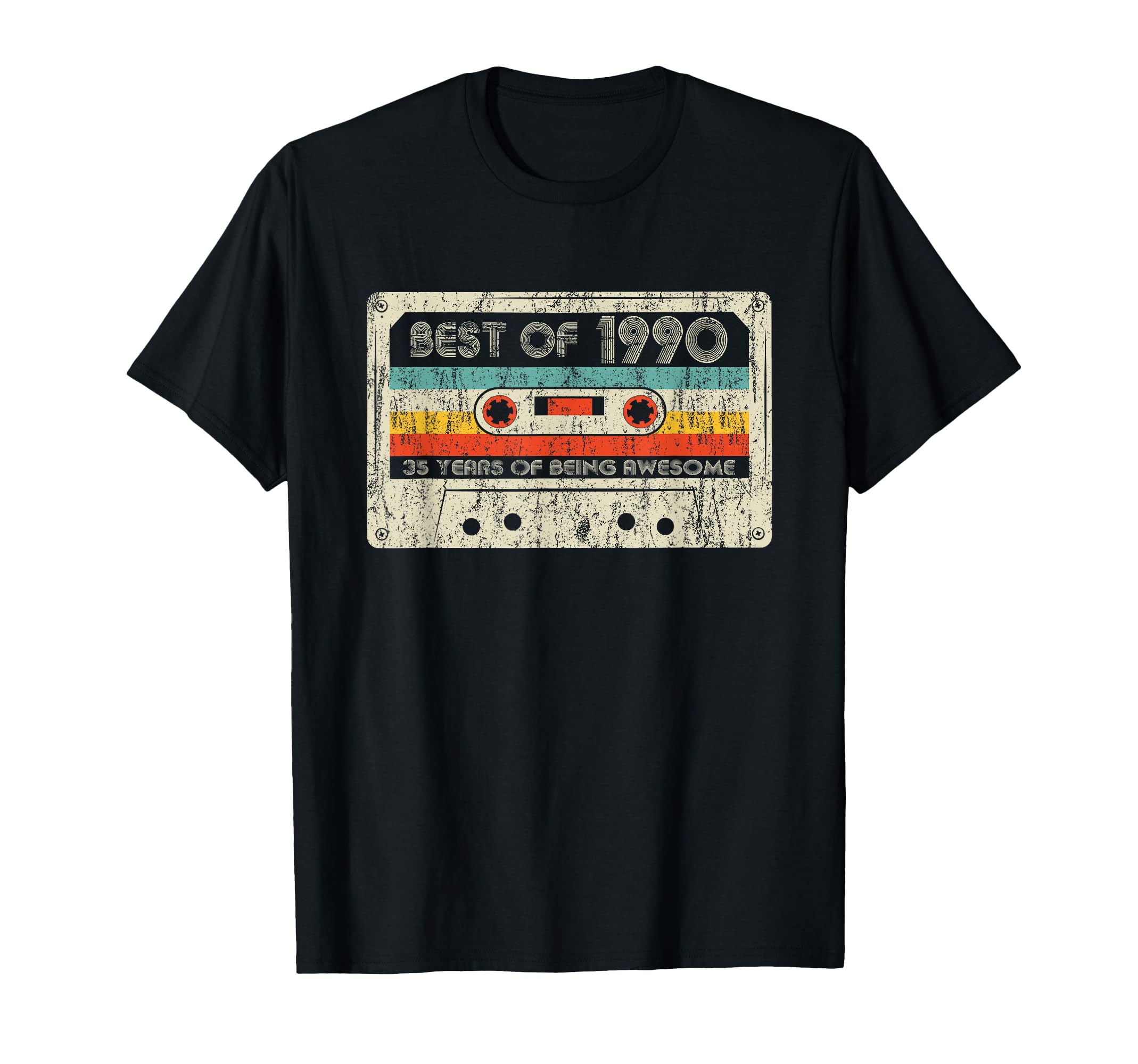 Best 1990 Birthday Yrs 1990 Cassette T-Shirt - Streetwear Style Men Women - T-Shirt, Sweatshirt, Hoodie