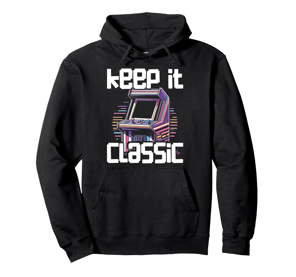 80S Arcade Nostalgia Pixel Art Video Games Hoodie - Custom Art Print Unisex - T-Shirt, Sweatshirt, Hoodie