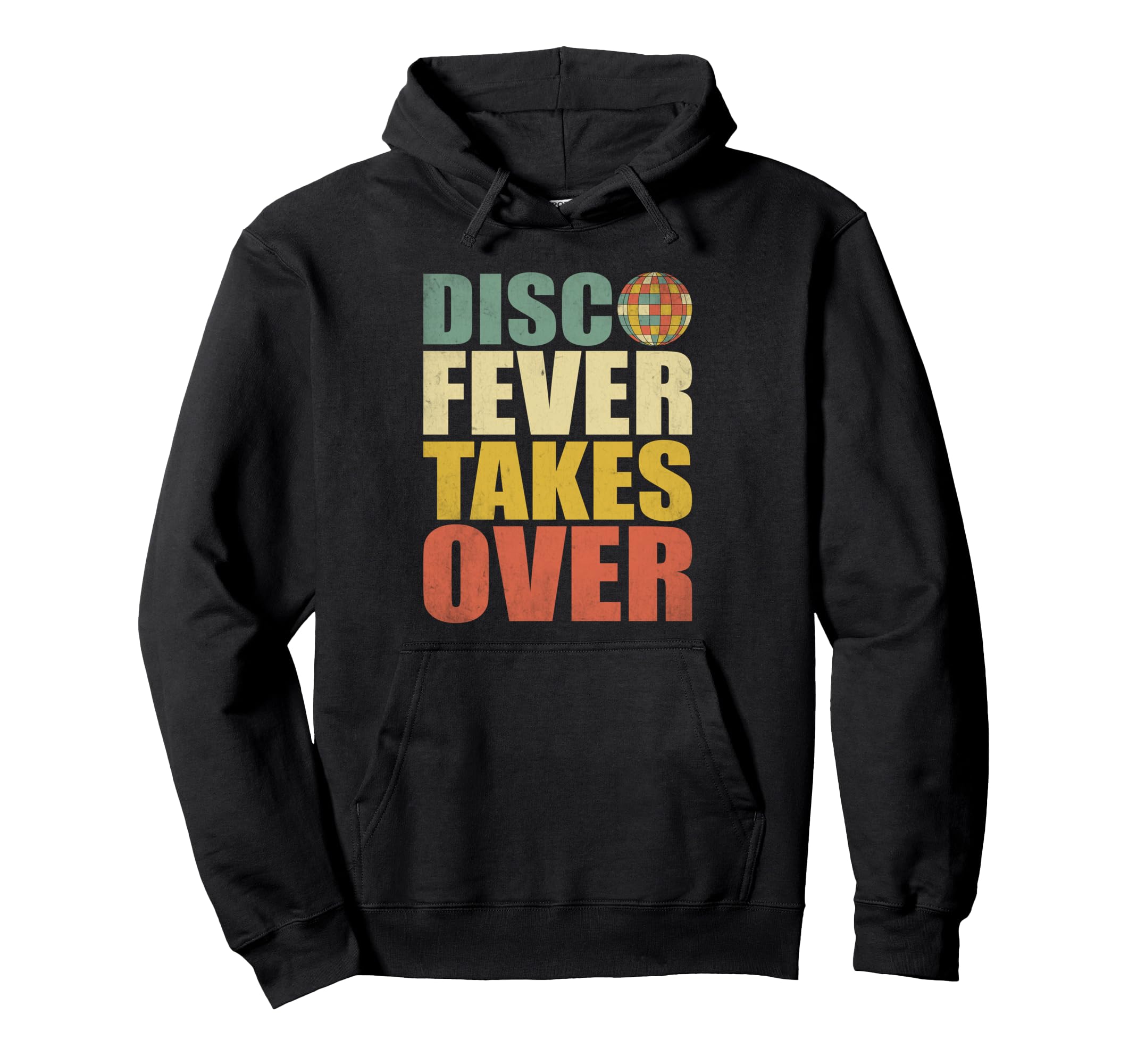 Disco Fever Takes Over 70S Dancing Hoodie - Casual Everyday Wear Unisex - T-Shirt, Sweatshirt, Hoodie