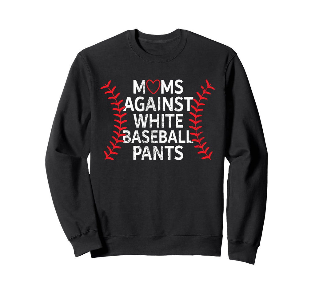 Baseball Mom Mothers Day Moms Sweatshirt - Custom Art Print Men Women - T-Shirt, Sweatshirt, Hoodie