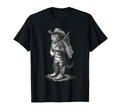 Cowboy Cat Western Country Cowgirl Funny T-Shirt - Novelty Apparel Unisex - T-Shirt, Sweatshirt, Hoodie