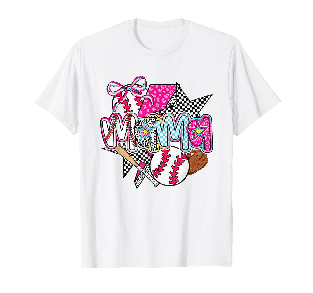 Baseball Mama Game Day Mothers Day T-Shirt - Fun Novelty Design Unisex - T-Shirt, Sweatshirt, Hoodie