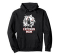 Baseball Catcher Mom Baseball Catcher Hoodie - Unique Graphic Men Women - T-Shirt, Sweatshirt, Hoodie