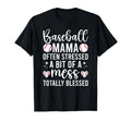 Baseball Mama Funny Baseball Mom T-Shirt - Aesthetic Graphic Men Women - T-Shirt, Sweatshirt, Hoodie