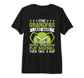 Mens Some Grandpas Take Naps Funny T-Shirt - Minimalist Print Men Women - T-Shirt, Sweatshirt, Hoodie