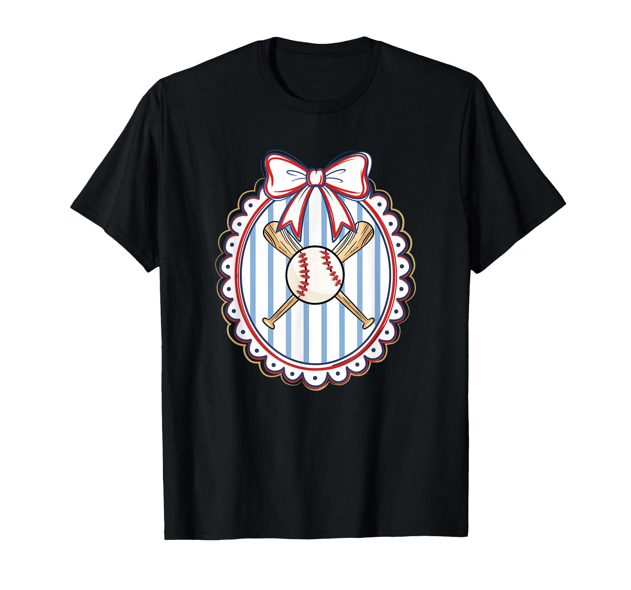 Coquette Baseball Sports Mom Baseball Mom T-Shirt - Graphic Print Unisex - T-Shirt, Sweatshirt, Hoodie
