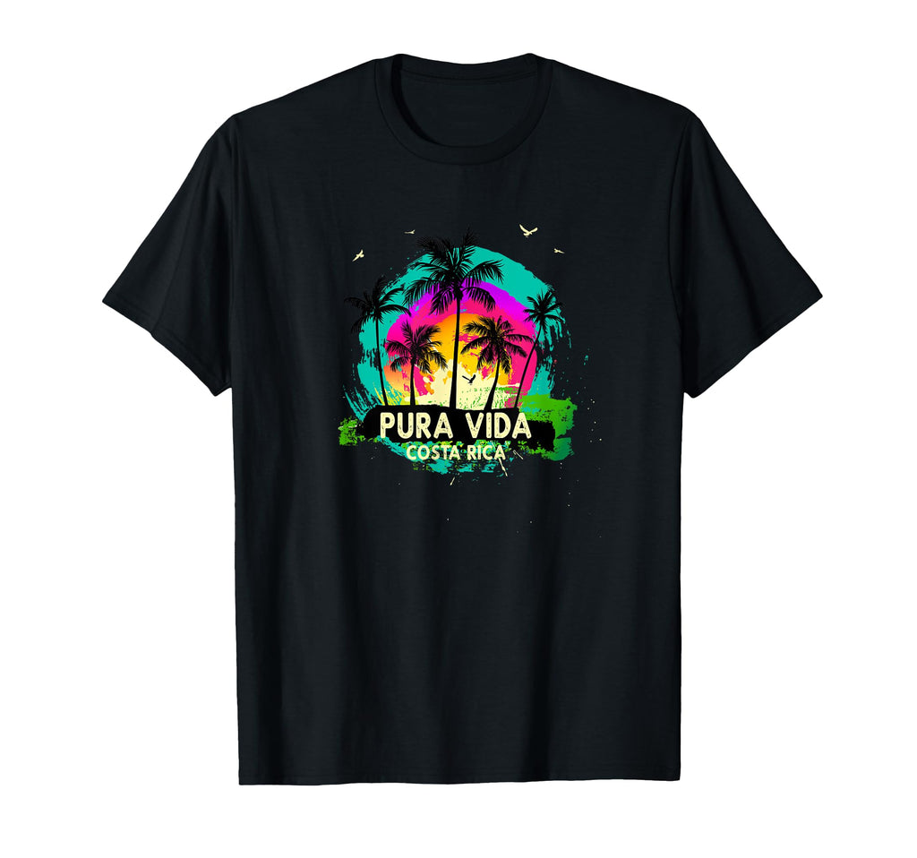 Pura Vida Souvenir Sunset T-Shirt - Novelty Apparel Men Women - T-Shirt, Sweatshirt, Hoodie