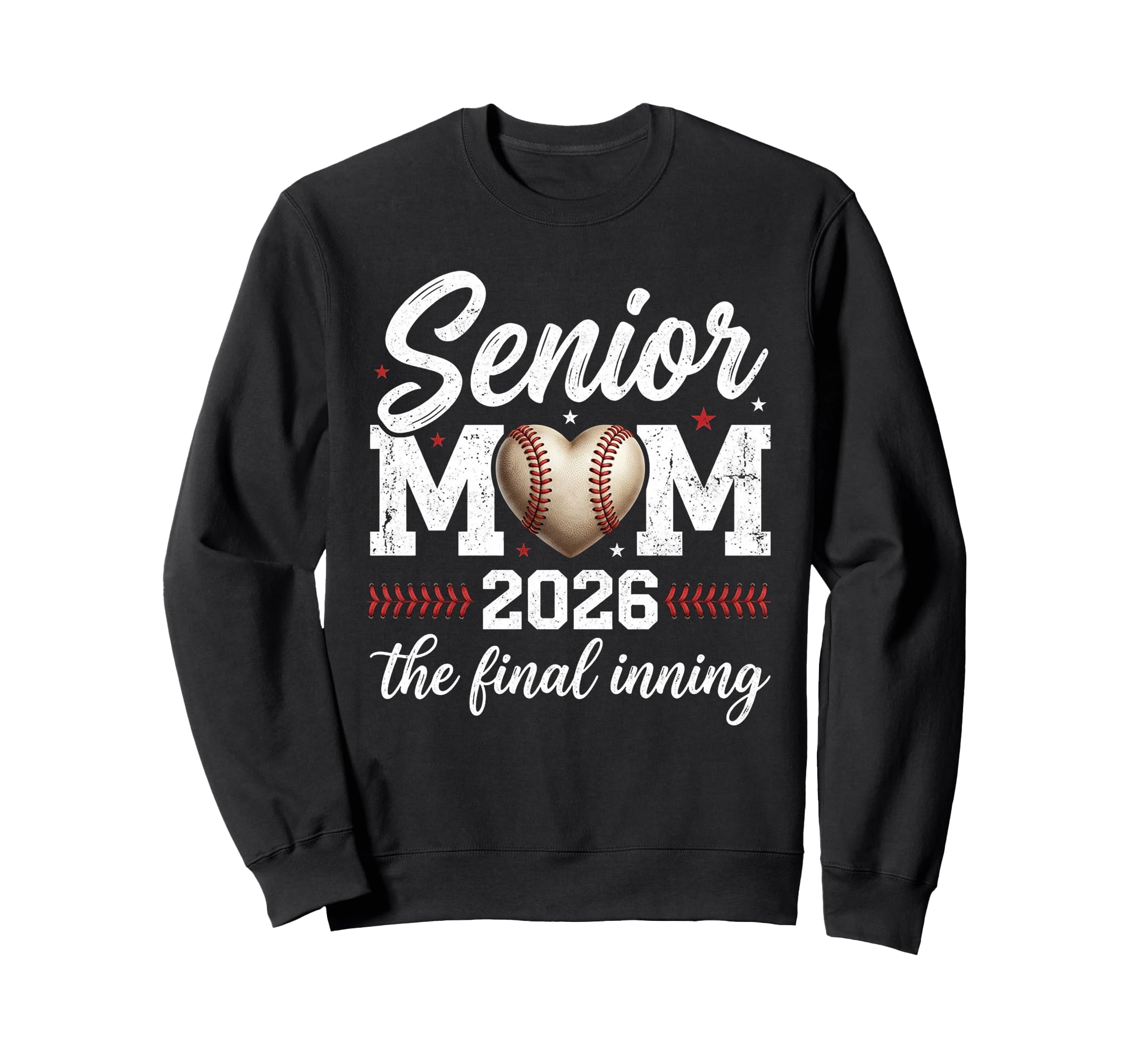 Baseball Senior Mom 2026 Final Sweatshirt - Minimalist Print for Adults - T-Shirt, Sweatshirt, Hoodie