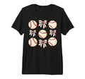 Baseball Coquette Bow Baseball Mom Mothers T-Shirt - Trendy Graphic Unisex - T-Shirt, Sweatshirt, Hoodie