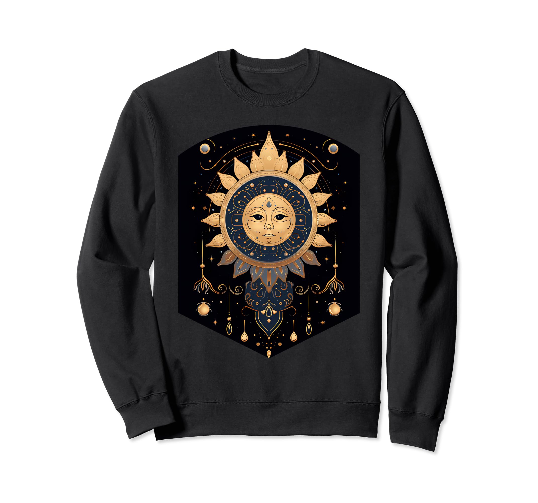 Boho Sun Celestial Esoteric Hippie Sweatshirt - Novelty Apparel Men Women - T-Shirt, Sweatshirt, Hoodie